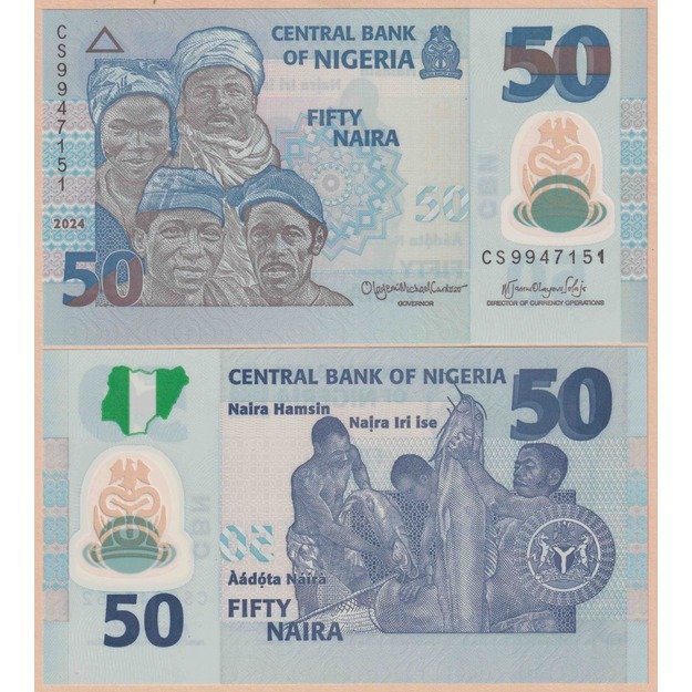 Nigerija 50 nairų 2024 p#40 UNC