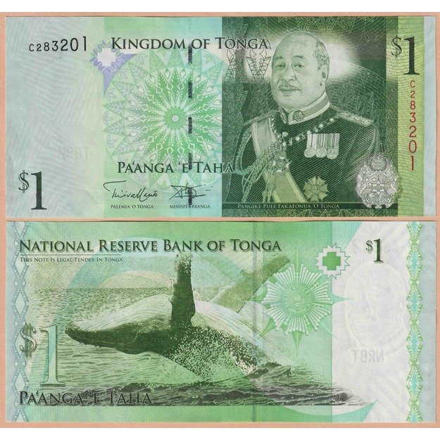 Tonga 1 paanga 2009 p#37 (2) UNC