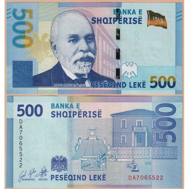 Albanija 500 lekų 2020 p#W77 UNC