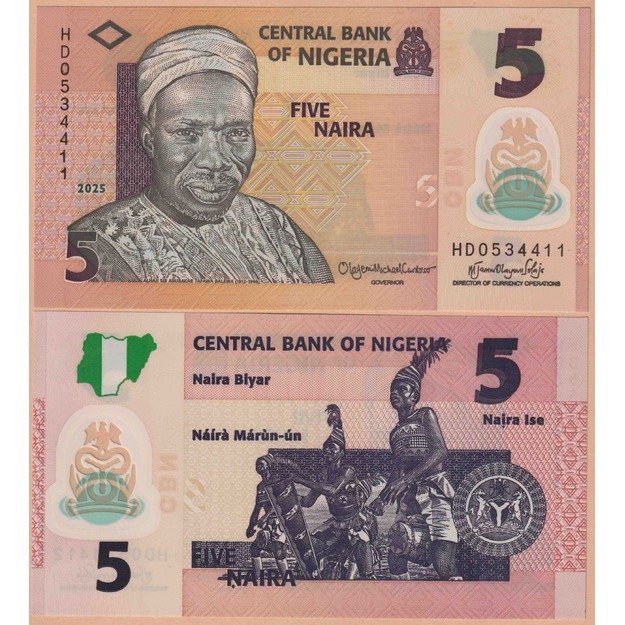 Nigerija 5 nairos 2025 p#38 UNC