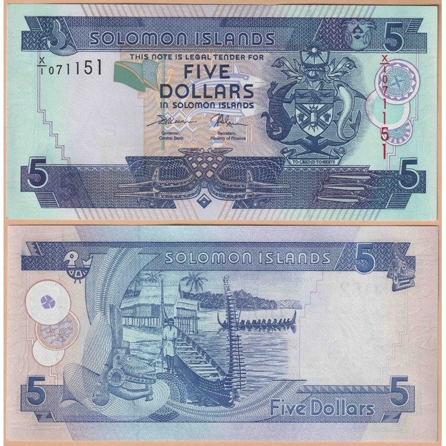 Saliamono Salos 5 doleriai 2018 p#26(4)r REPLACEMENT UNC