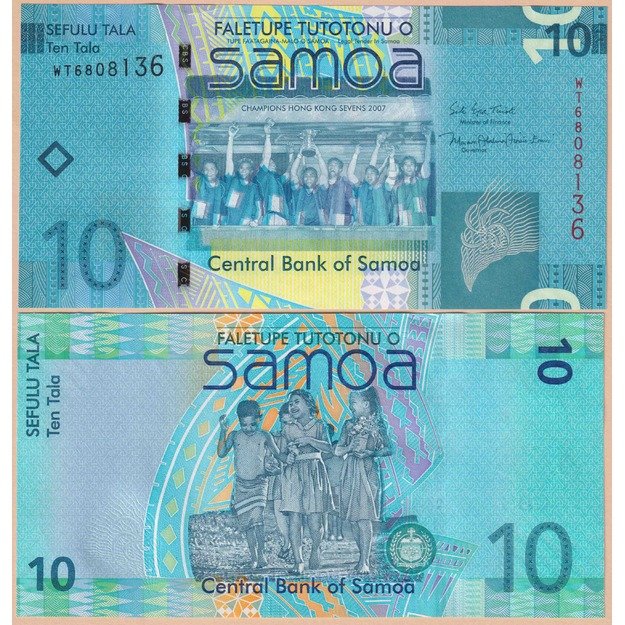 Samoa 10 talų 2017 p#39b UNC