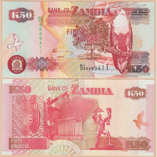 Zambija 50 kvačų 2010 p#37i UNC