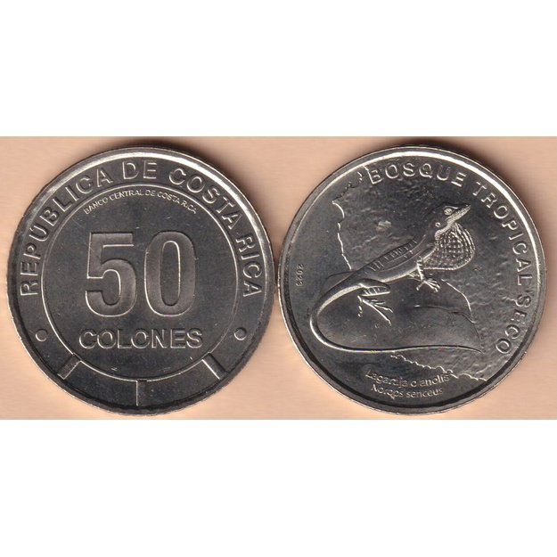 Kosta Rika 50 kolonų 2023 km#new šilkinis anolis UNC