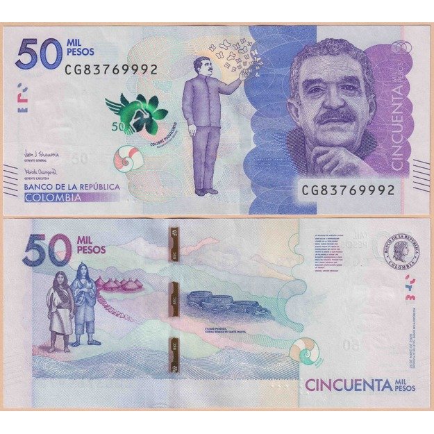 Kolumbija 50000 pesų 2020 p#462 UNC