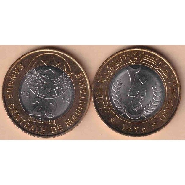 Mauritanija 20 ugijų 2014 km#8 UNC