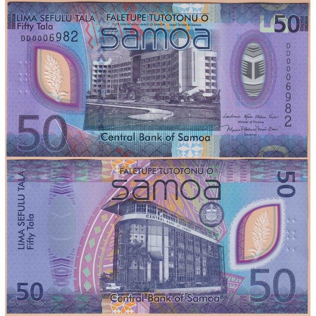 Samoa 50 talų 2025 p#W50 UNC
