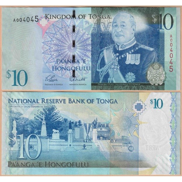 Tonga 10 paanga 2009 p#40(1) UNC