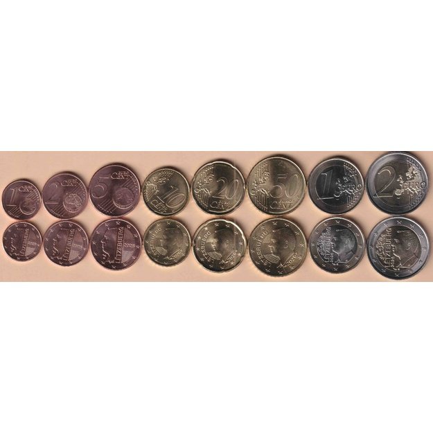 Luxembourg  set of 8 euro coins 2026 UNC