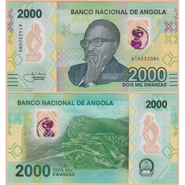 Angola 2000 kvanzų 2020 p#W163 UNC