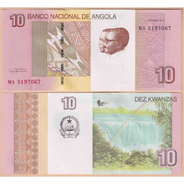 Angola 10 kvanzų 2012 p#151B UNC