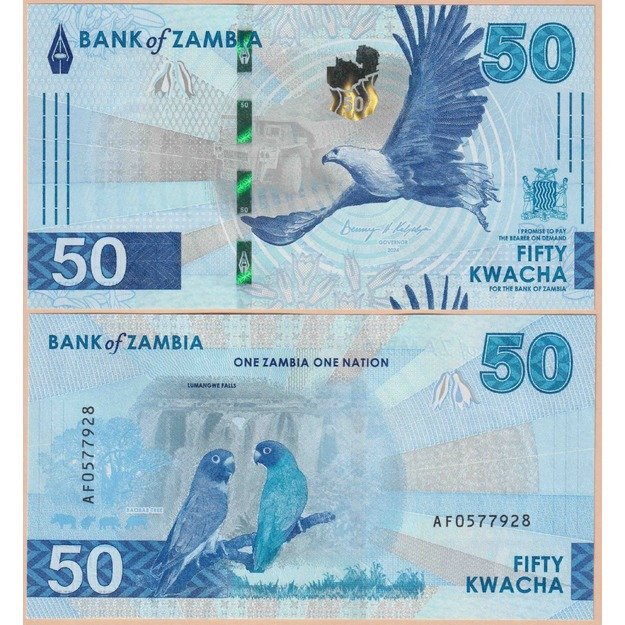 Zambija 50 kvačų 2024 p#W64 UNC