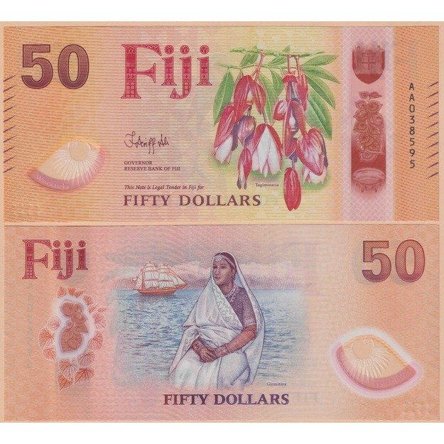 Fidžis 5 banknotų 2026 rinkinys p#W125-p#W129 UNC 4