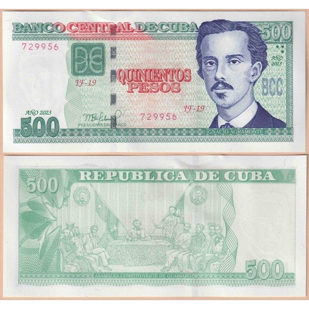 Kuba 500 pesų 2023 p#131 UNC