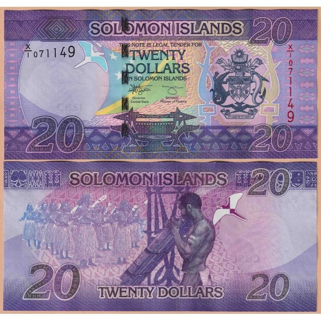 Saliamono Salos 20 dolerių 2017 p#34(2) UNC REPLACEMENT