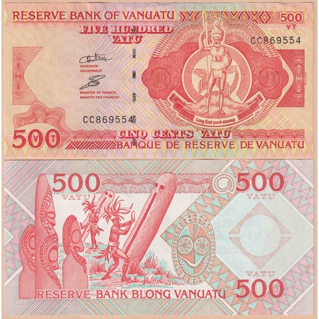 Vanuatu 500 vatų 2006 p#5c UNC