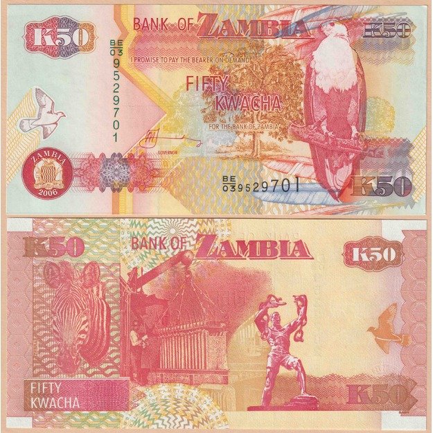 Zambija 50 kvačų 2006 p#36e UNC