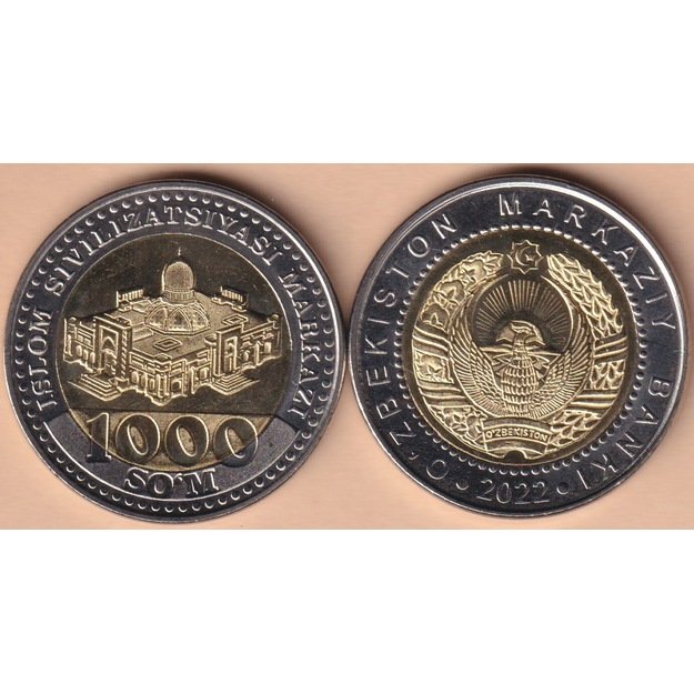 Uzbekistanas 1000 sumų 2022 km#40 UNC
