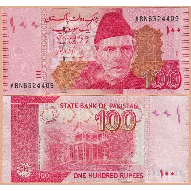 Pakistanas 100 rupijų 2021 p#48 UNC