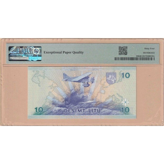 Lietuva 10 litų 1997 p#59 PMG64 1