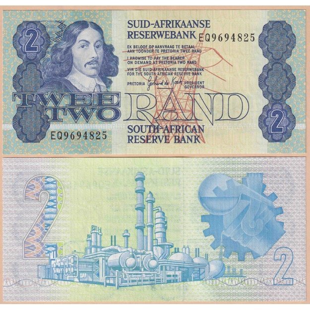 Pietų Afrika 2 randai 1983-1990 p#118d UNC