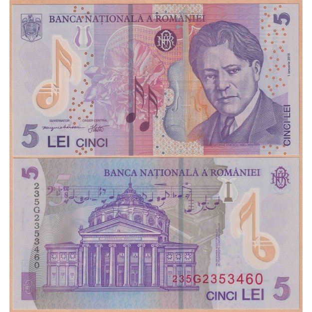 Rumunija 5 lėjos 2023 p#118 UNC