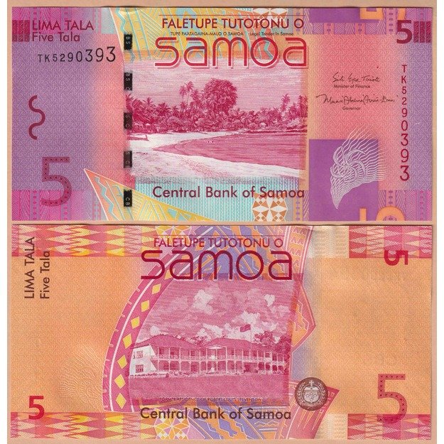 Samoa 5 talos 2008-2017 p#38c UNC