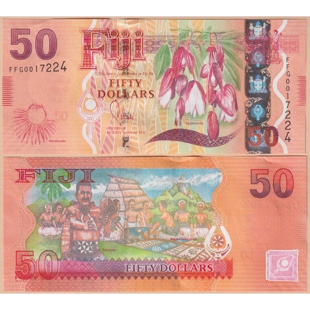 Fiji 50 dollars 2013 p#118 UNC