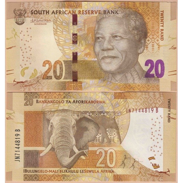 Pietų Afrika 20 randų 2016 p#139b UNC