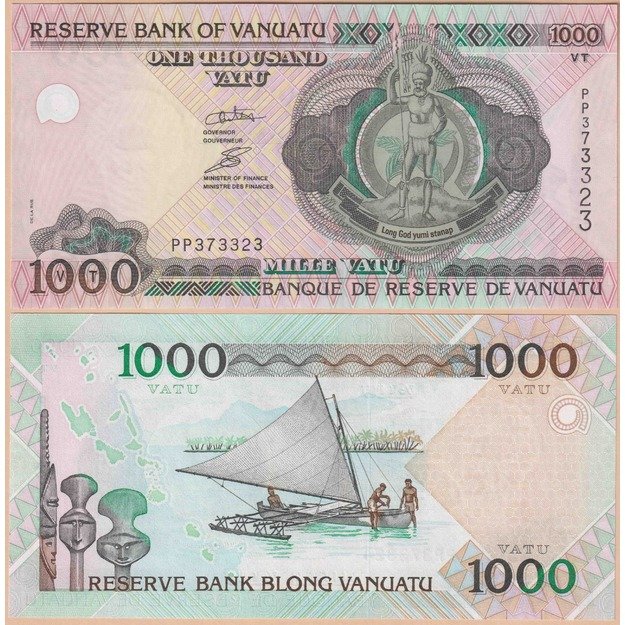 Vanuatu 1000 vatų 2006 p#10c UNC