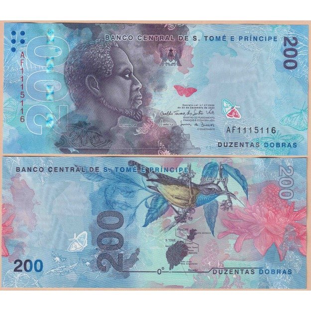 San Tomė ir Prinsipė 200 dobrų 2020 p#W81 UNC