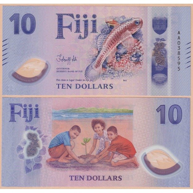 Fidžis 10 dolerių 2026 p#W126 UNC
