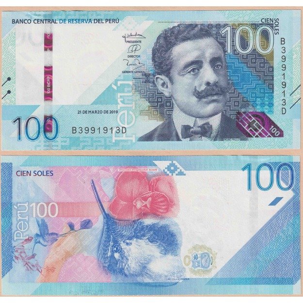 Peru 100 solių 2019 p#W199 UNC