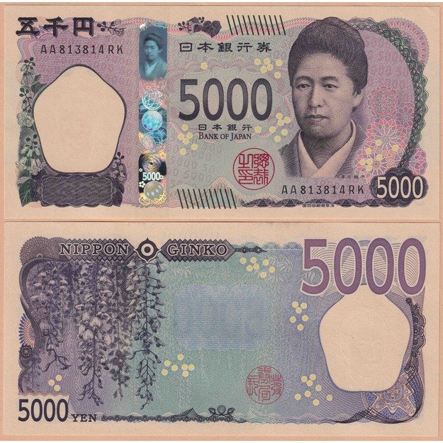 Japonija 5000 jenų 2024 p#W108 UNC
