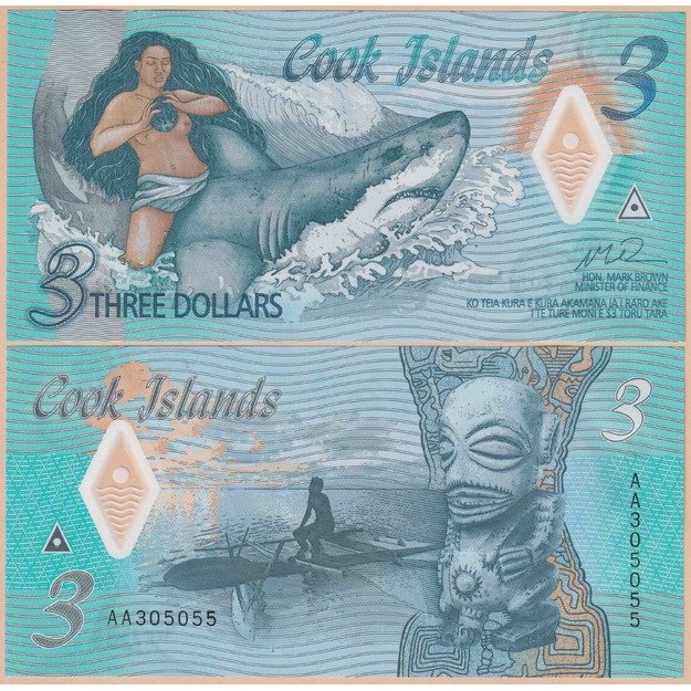 Kuko salos 3 doleriai 2021 p#W11 UNC