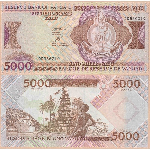 Vanuatu 5000 vatų 2006 p#15 UNC