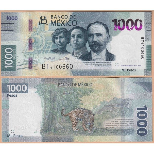 Mexico 1000 pesos 2023 p#W137 UNC