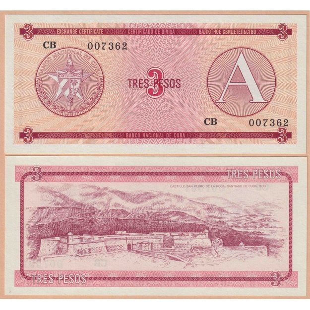 Kuba 3 pesai 1985 p#FX2 UNC