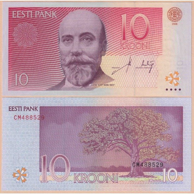 Estija 10 kronų 2006 p#86a UNC