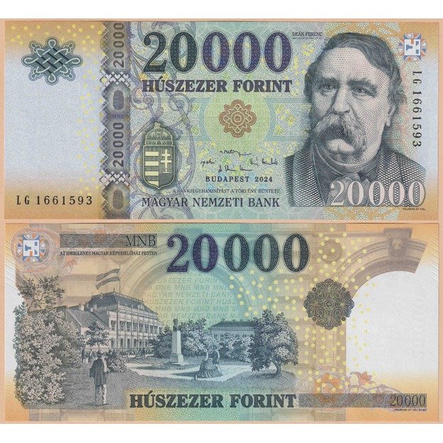 Vengrija 20000 forintų  2024 p#207 UNC