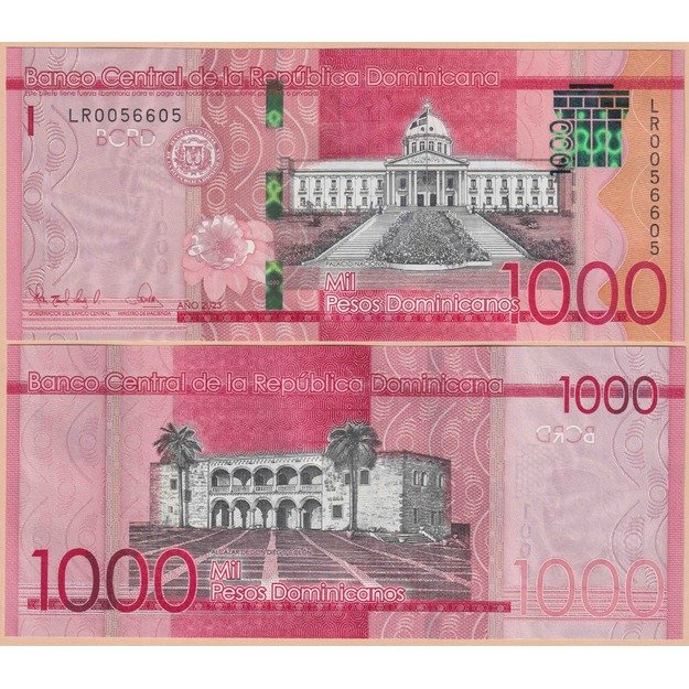 Dominikos Respublika 1000 pesų 2023 p#193 UNC