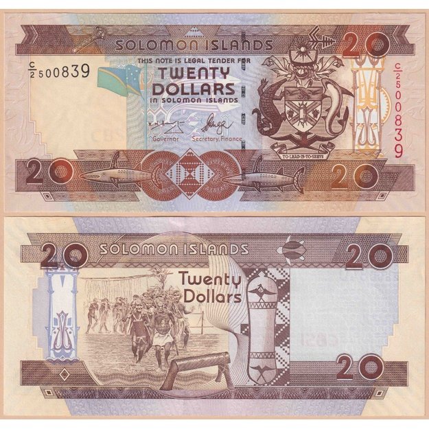 Solomon Islands 20 dollars 2004 p#28(2) UNC