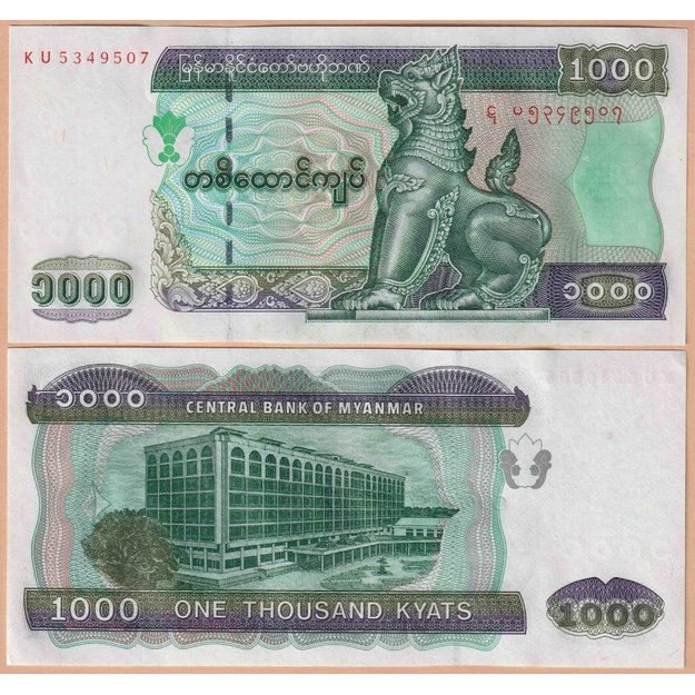 Mianmaras 1000 kijatų 2004 p#80 UNC