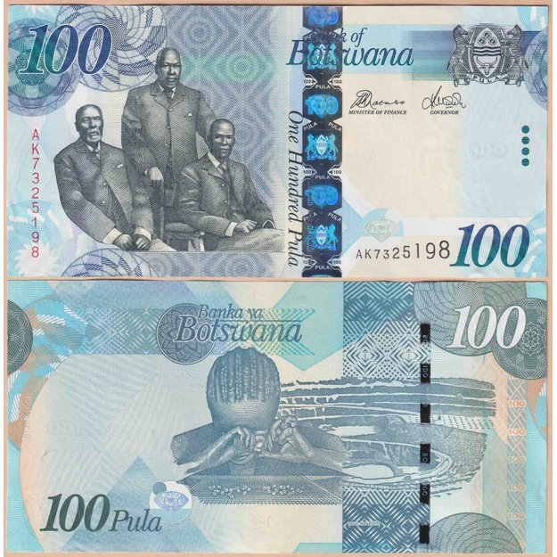 Botsvana 100 pulų 2016 p#33 UNC