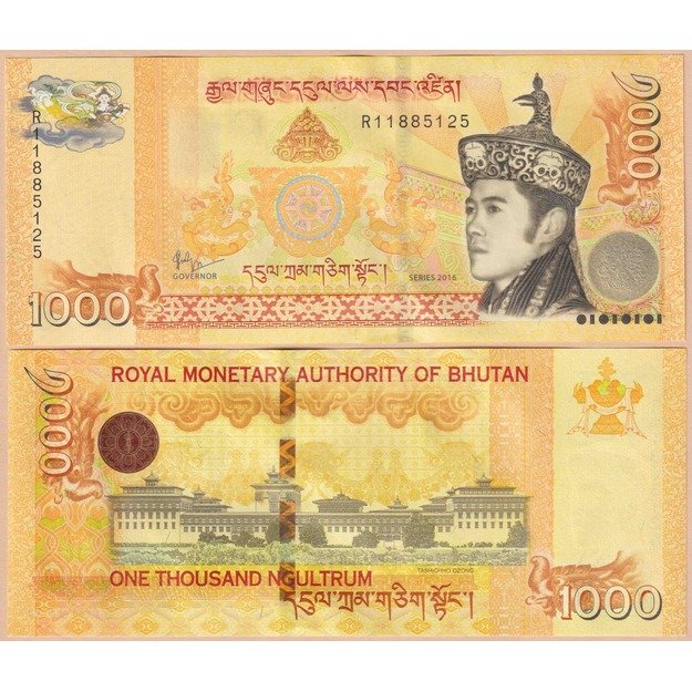 Butanas 1000 ngultrumų 2016 p#34b UNC