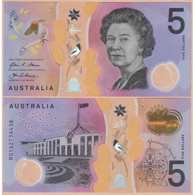 Australija 5 doleriai 2016 p#62 UNC