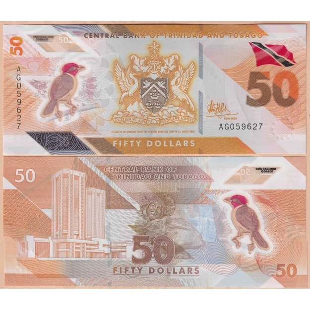 Trinidadas ir Tobagas 50 dolerių 2020 p#W64 UNC
