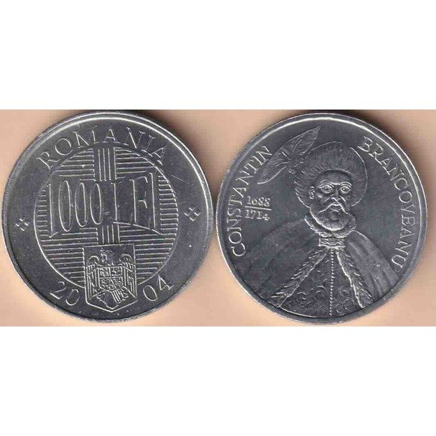 Rumunija 1000 lėjų 2004 km#153 UNC