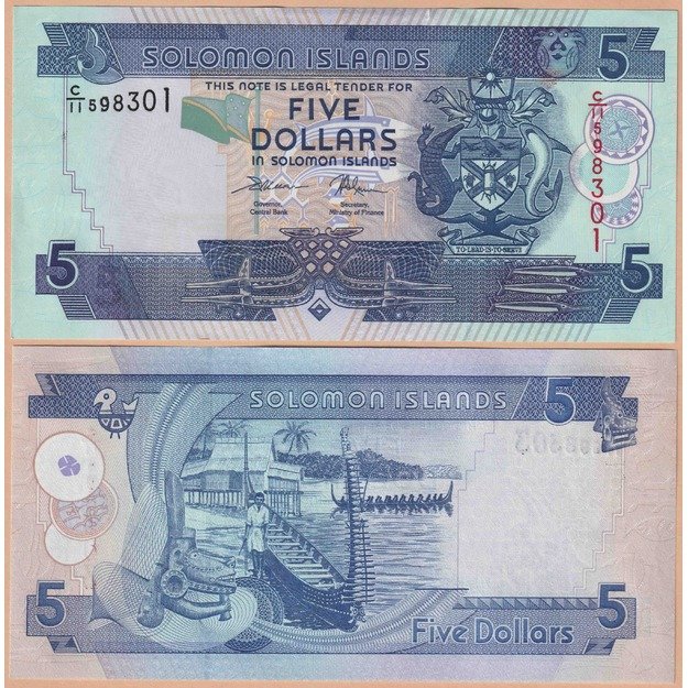 Saliamono Salos 5 doleriai 2018 p#26(4) UNC