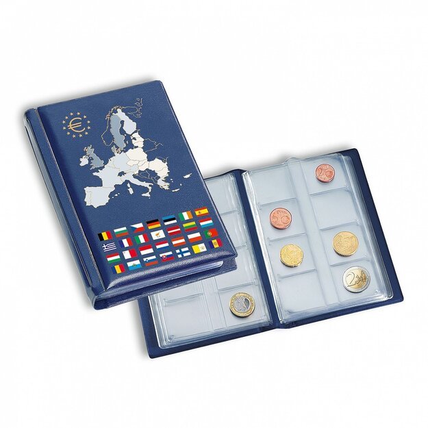 Leuchtturm kišeninis albumas euro monetų rinkiniams